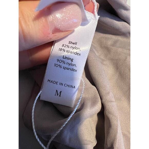 NWT Andie Women's The Cheeky Bikini Bottom Smooth Stone Size M - Picture 8 of 10